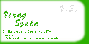 virag szele business card